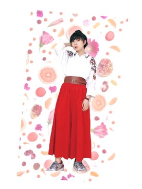 光永さん（レディース・159cm）の春コーディネート