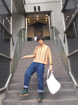 光永さん（レディース・159cm）の秋コーディネート