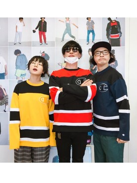 「Champion（チャンピオン）のアイテム（その他）」を使った、光永さん（レディース・159cm）の秋コーディネート