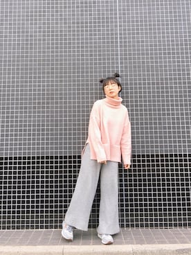 光永さん(レディース・159cm)の冬コーディネート