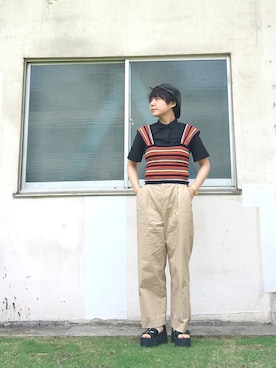 光永さん（レディース・159cm）の夏コーディネート