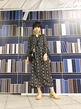 「アイテム（イヤリング）」を使った、光永さん（レディース・159cm・20代）の夏コーディネート