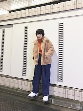 光永さん(レディース・159cm)の冬コーディネート