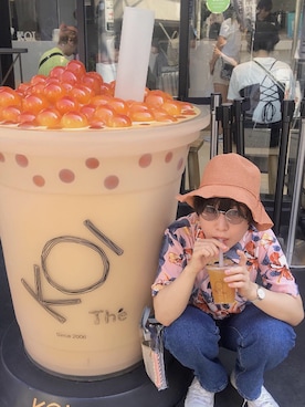 光永さん（レディース・159cm）の夏コーディネート