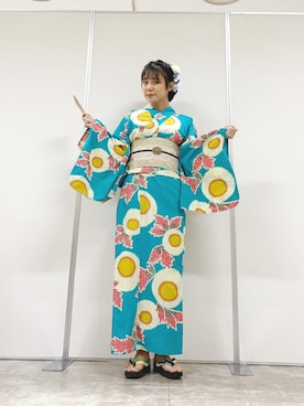 「夏祭り」｜光永さん（レディース・159cm・20代）の夏コーディネート