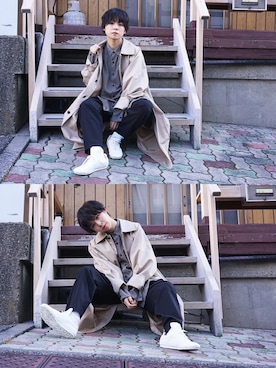 「neverlamp（ネバーランプ）のアイテム」を使った、光永さん（レディース・159cm）の秋コーディネート