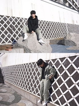 「neverlamp（ネバーランプ）のアイテム」を使った、光永さん（レディース・159cm）の秋コーディネート