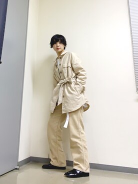 光永さん（レディース・159cm）の冬コーディネート