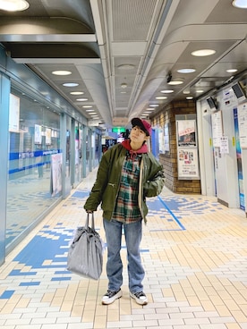 光永さん(レディース・159cm)の春コーディネート