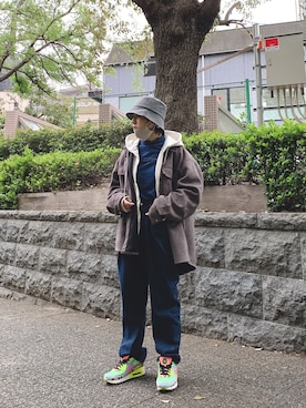 「airmax」｜「アイテム（ジャケット/アウター）」を使った、光永さん（レディース・159cm）の夏コーディネート