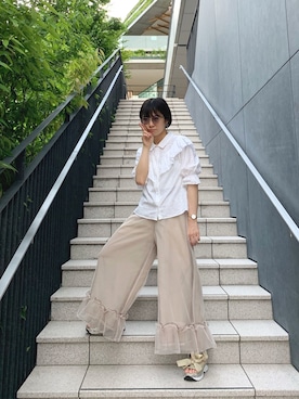 光永さん（レディース・159cm）の夏コーディネート