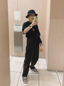 光永さん（レディース・159cm）の夏コーディネート