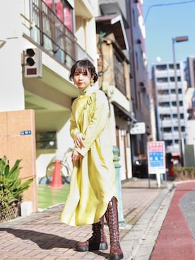 光永さん(レディース・159cm)の春コーディネート