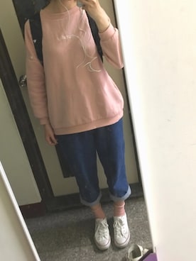 「sweesa（スウィーサ）のアイテム」を使った、chiさん（レディース・160cm）の春コーディネート