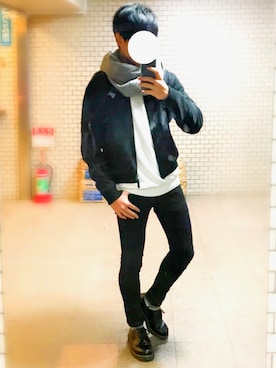muroさん（メンズ・172cm）の冬コーディネート