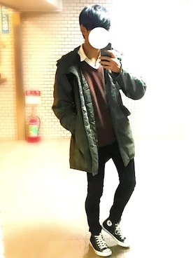 muroさん（メンズ・172cm）の冬コーディネート