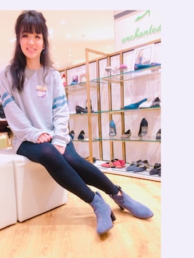 「UNIQLO（ユニクロ）のアイテム（スウェット）」を使った、enchantedなんばマルイ店さん（レディース・168cm）の秋コーディネート