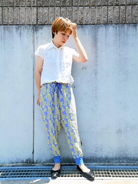 「Who'sWho（フーズフー）のアイテム」を使った、すいさん（レディース・154cm）の夏コーディネート