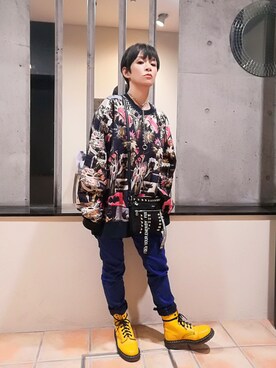 「Desigual（デシグアル）のアイテム（ショルダーバッグ）」を使った、すいさん（レディース・154cm）の秋コーディネート