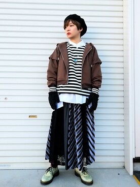 すいさん(レディース・154cm)の冬コーディネート