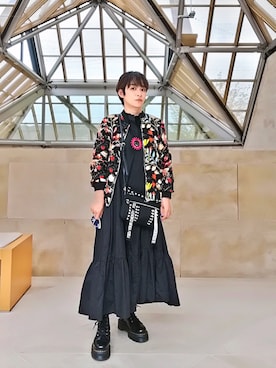 「Desigual（デシグアル）のアイテム（ショルダーバッグ）」を使った、すいさん（レディース・154cm）の春コーディネート