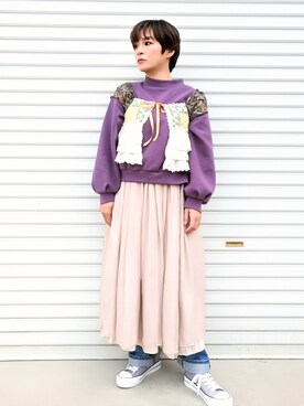 すいさん（レディース・154cm）の春コーディネート