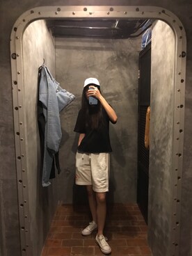 「MLB（メジャーリーグベースボール）のアイテム（パンツ）」を使った、tysa-さん（レディース・168cm）の夏コーディネート