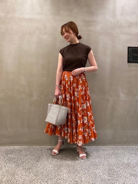 山崎　亜也里さん（レディース・165cm）の夏コーディネート