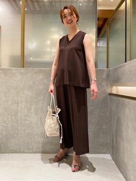 山崎 亜也里さん(レディース・165cm)の夏コーディネート