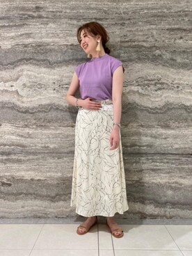 山崎　亜也里さん（レディース・165cm）の夏コーディネート