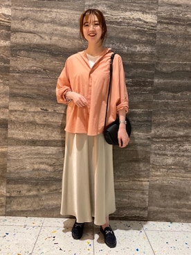 山崎 亜也里さん(レディース・165cm)の夏コーディネート