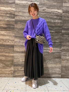 山崎　亜也里さん（レディース・165cm）の秋コーディネート