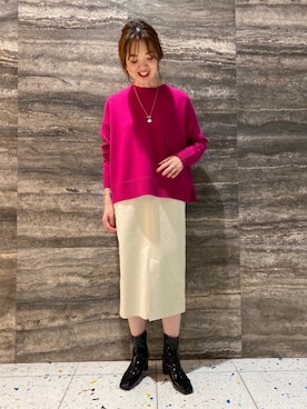 山崎 亜也里さん(レディース・165cm)の秋コーディネート