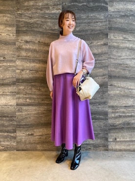 山崎　亜也里さん（レディース・165cm）の秋コーディネート