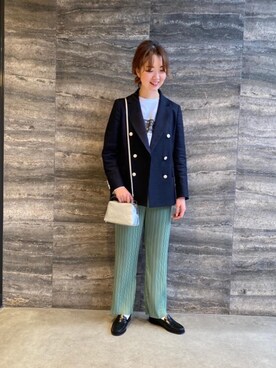 山崎　亜也里さん（レディース・165cm）の冬コーディネート