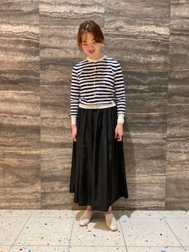 「BEVERLY（ビバリー）のアイテム」を使った、山崎　亜也里さん（レディース・165cm）の冬コーディネート