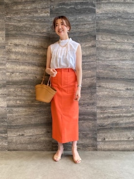 山崎　亜也里さん（レディース・165cm）の春コーディネート