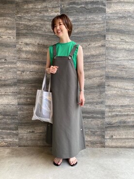 山崎　亜也里さん（レディース・165cm）の夏コーディネート