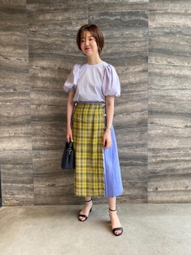 山崎　亜也里さん（レディース・165cm）の夏コーディネート