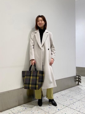 山崎　亜也里さん（レディース・165cm）の冬コーディネート