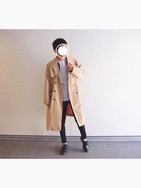 「STUDIOUS（ステュディオス）のアイテム（財布/小物）」を使った、RYONさん（メンズ・178cm）の冬コーディネート