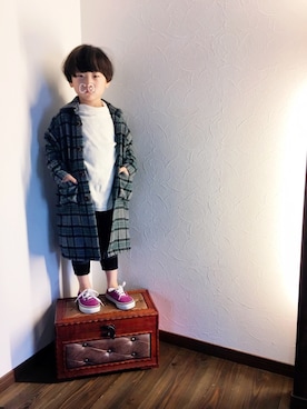 「ジョカーパンツ」｜「アイテム（ジャケット/アウター）」を使った、coha-chan2さん（キッズ・100cm）の冬コーディネート