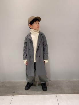 「FITH（フィス）のアイテム（ジャケット/アウター）」を使った、coha-chan2さん（キッズ・123cm）の冬コーディネート