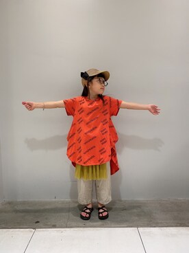 「5歳」｜「アイテム（タンクトップ）」を使った、coha-chan2さん（キッズ・110cm）の夏コーディネート