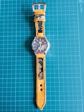 「着物」｜「アイテム（腕時計）」を使った、47Ronin Watch Strapsさん（メンズ・177cm）の夏コーディネート