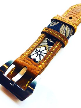「着物生地」｜47Ronin Watch Strapsさん（メンズ・177cm）の夏コーディネート