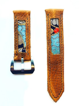 「時計ベルト」｜47Ronin Watch Strapsさん（メンズ・177cm）の夏コーディネート