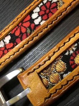 「着物生地」｜47Ronin Watch Strapsさん（メンズ・177cm）の秋コーディネート