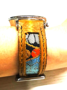 「時計ベルト」｜47Ronin Watch Strapsさん（メンズ・177cm）の秋コーディネート
