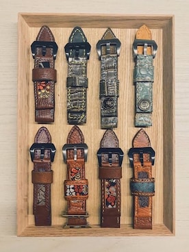 「着物生地」｜47Ronin Watch Strapsさん（メンズ・177cm）の秋コーディネート